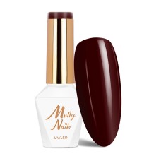 Molly Nails 041 Elite Woman Burgundy LED/UV HEMA/Di-HEMA Free - Гел лак 8g.